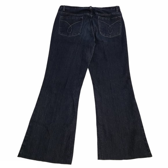 Calvin Klein Dark Wash Boot Cut Jeans - Picture 16 of 16